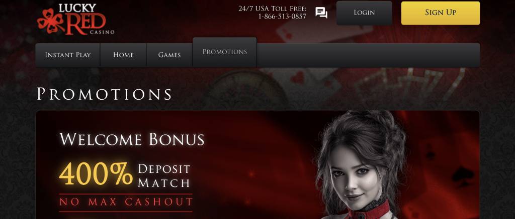 Lucky Red online casino with big bonuses, crypto banking, and reliable payouts